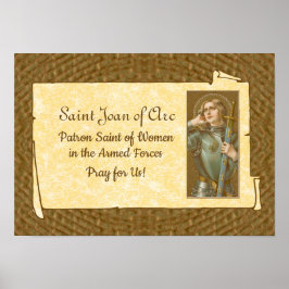 St. Joan of Arc (JM 28) Poster