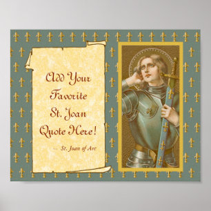 St. Joan of Arc (JM 28) Poster