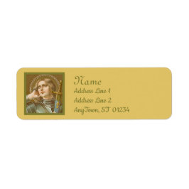St. Joan of Arc (JM 28) Returadress Etikett