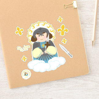 St. Joan of Arc Klistermärken