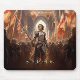 St Joan of Arc Mousepad, Christian #29 Musmatta