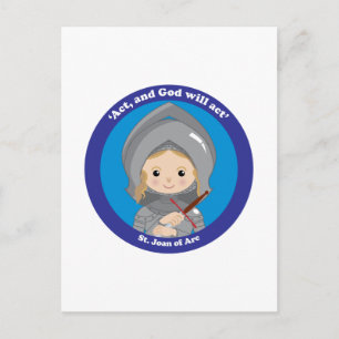 St. Joan of Arc Vykort
