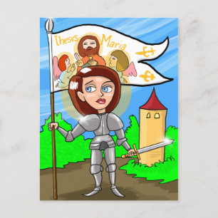 St. Joan of Arc Vykort