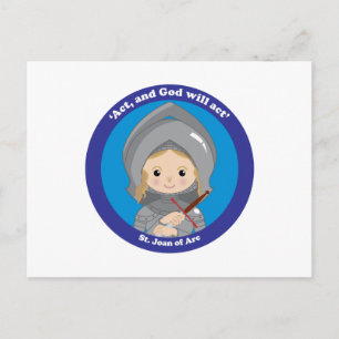 St. Joan of Arc Vykort