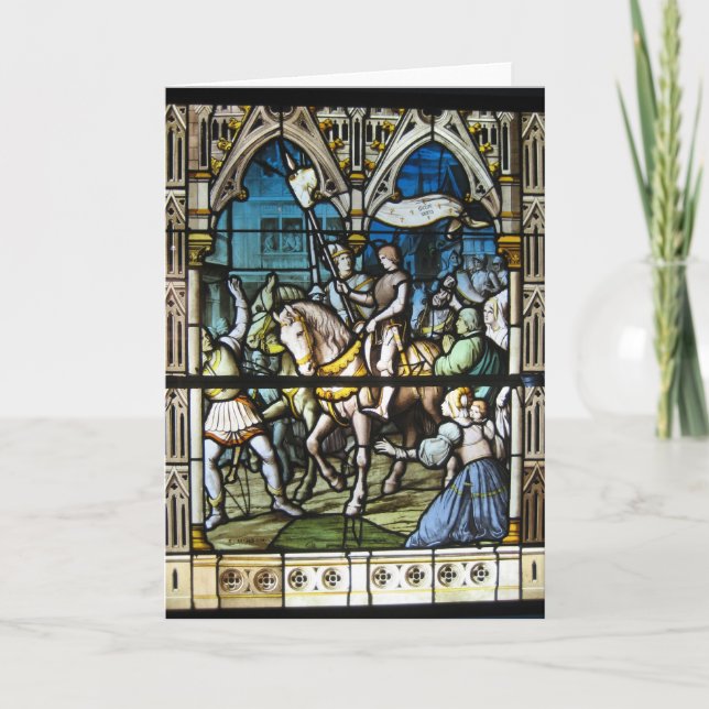 St. Joan på Orleans Kort (Framsida)