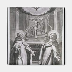 St John av kor och Stet Theresa av Avila Magnet