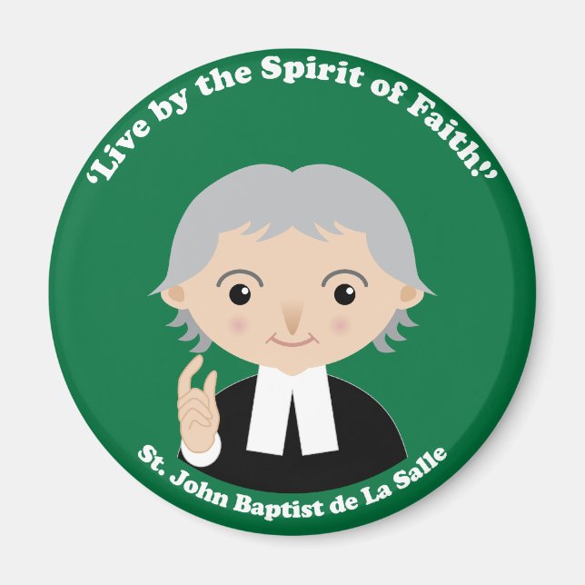 St. John Baptist de La Salle Magnet (Framsidan)