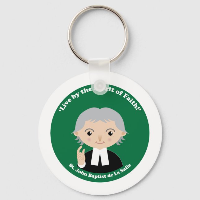 St. John Baptist de La Salle Nyckelring (Framsida)
