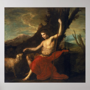 St. John Baptist i Wilderness Poster