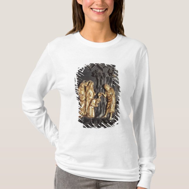 St John baptistiskt döpa i floden T-shirt (Framsida)