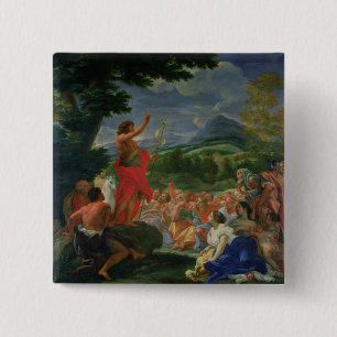 St John baptistiskt predika, målat för 169 Knapp