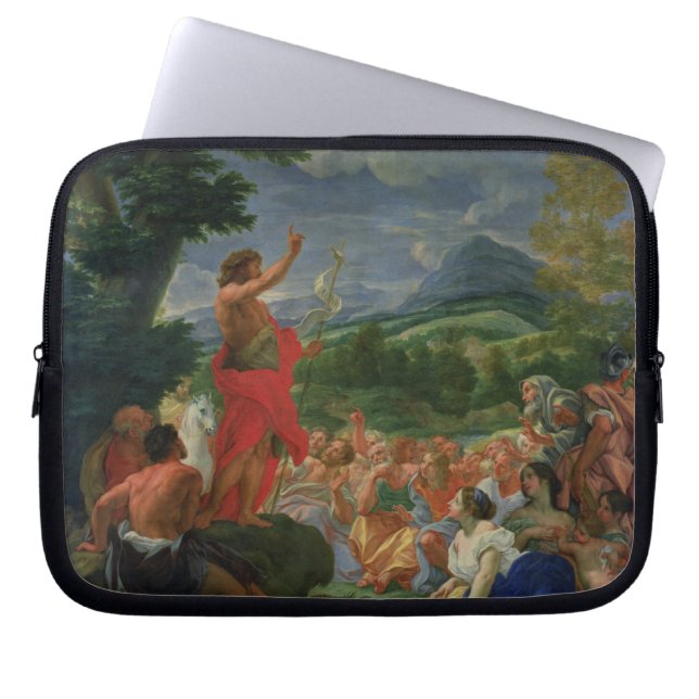 St John baptistiskt predika, målat för 169 Laptop Sleeve (Framsidan)