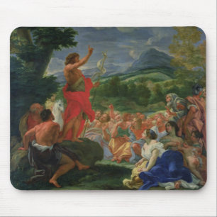St John baptistiskt predika, målat för 169 Musmatta