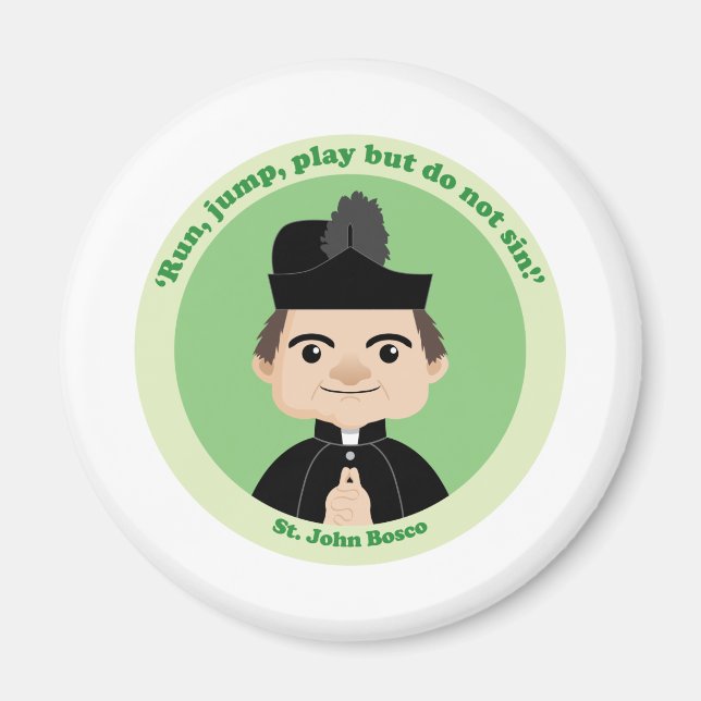 St. John Bosco Magnet (Framsidan)