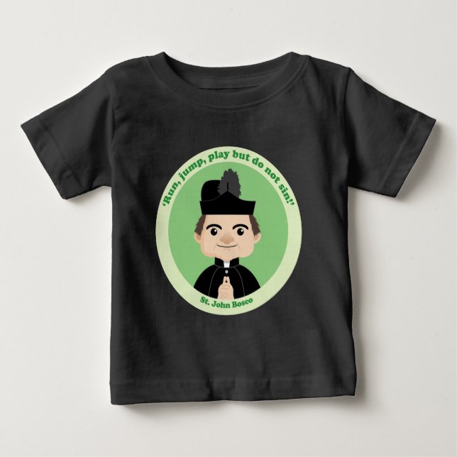 St. John Bosco T Shirt (Framsida)