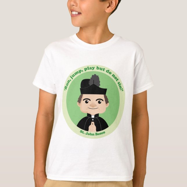 St. John Bosco Tee Shirt (Framsida)