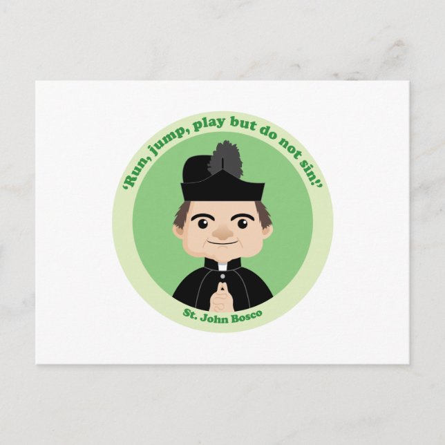 St. John Bosco Vykort (Framsida)