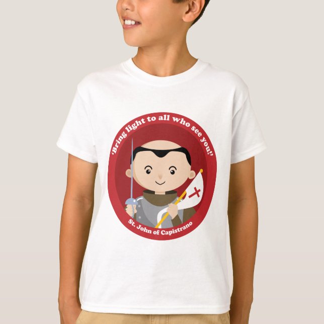 St. John Capistrano Tee Shirt (Framsida)