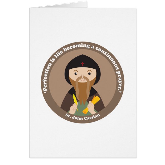 St. John Cassian Hälsningskort (Framsidan)