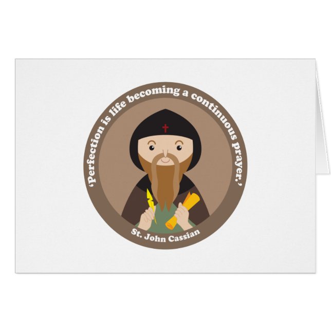 St. John Cassian Hälsningskort (Framsidan Horizontal)