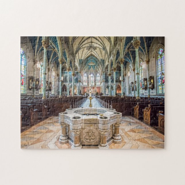 St. John Cathedral Insida Savannah Puzzle Pussel (Horisontell)