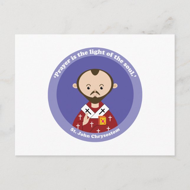 St. John Chrysostom Vykort (Framsida)