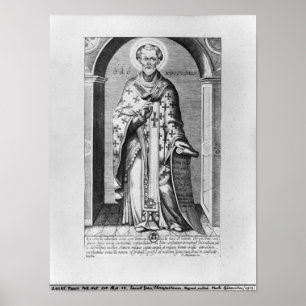St John Chrysostome, 17th århundrade Poster