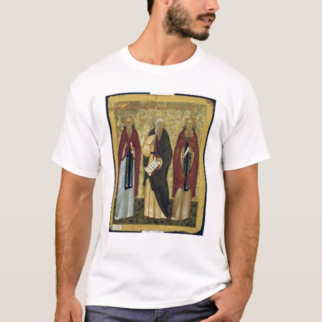 St John Climacus St John av Damascus Tee (Framsida)