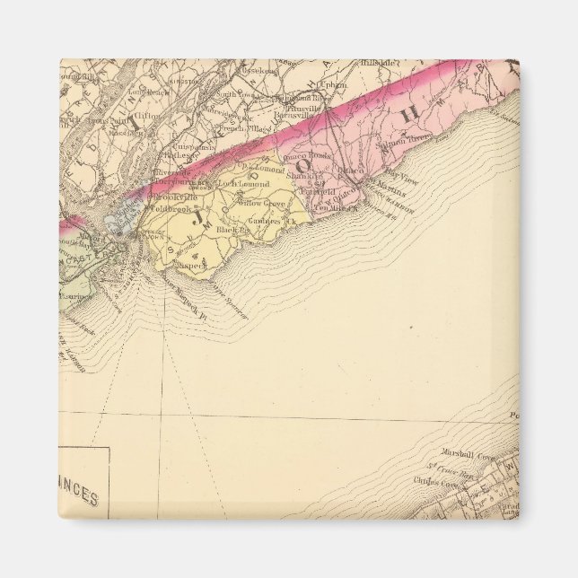 St John Co, NB Magnet (Framsidan)