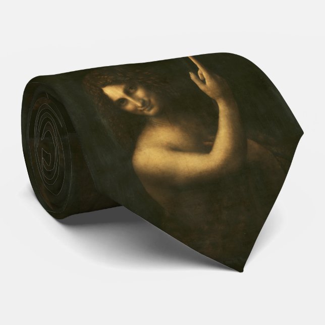 St John det baptistiska Leonardoet Da Vinci Slips (Rullad)