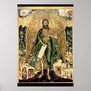 St John det baptistiskt, ängel av vildmarken Poster