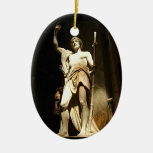 St John det baptistiskt Julgransprydnad Keramik