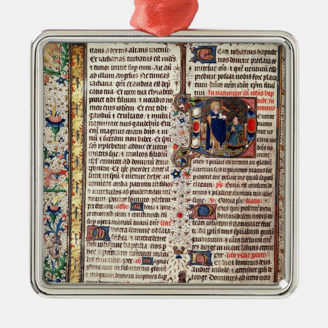 St John det baptistiskt Julgransprydnad Metall (Framsidan)