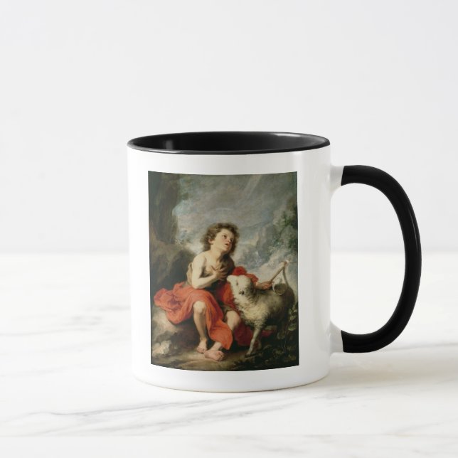 St John det baptistiskt som ett barn, c.1665 Mugg (Höger)