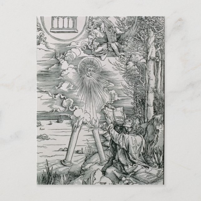 St. John Devoring the Bok Vykort (Framsida)