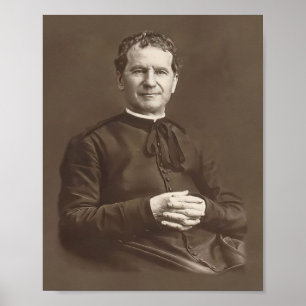 St John Don Bosco Catholique Saint Poster