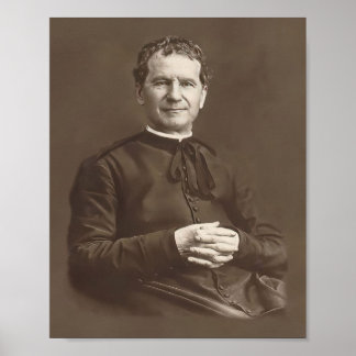 St John Don Bosco Catholique Saint Poster