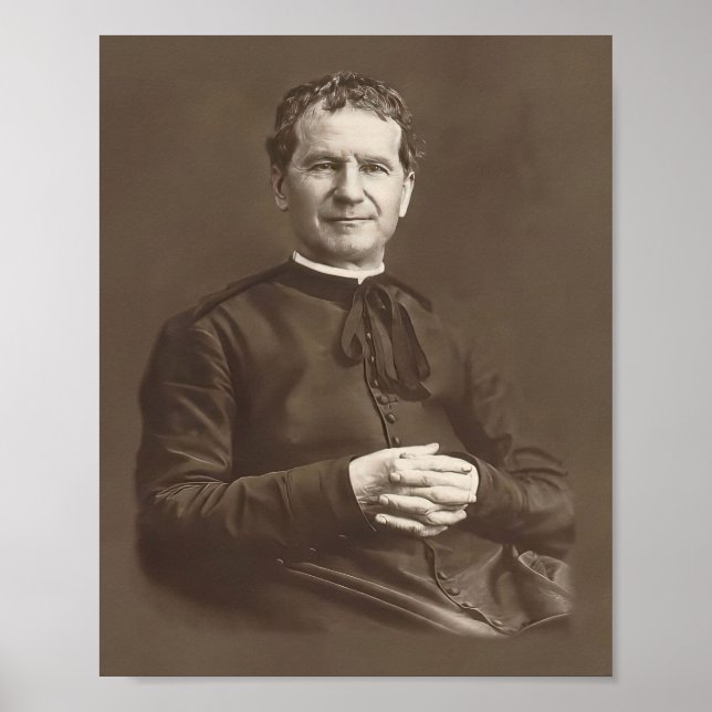 St John Don Bosco Catholique Saint Poster (Framsidan)