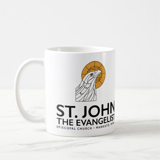 St John Evangelist Episcopal Church Kaffemugg (Vänster)