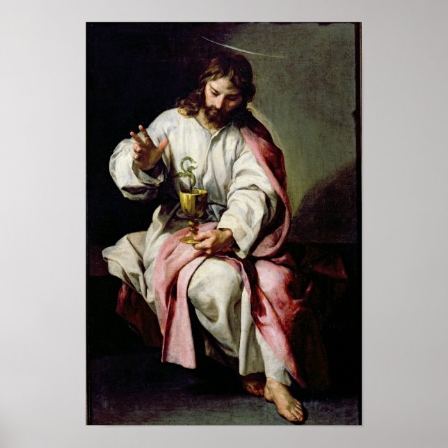 St. John Evangelist och Poisoned Kopp Poster (Framsidan)