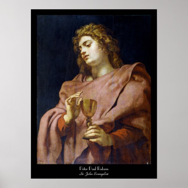 St. John Evangelist Peter Paul Rubens Poster (Framsidan)