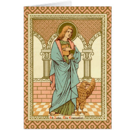 St John Evangelist (RLS07) Tomt gratulationskort Hälsningskort