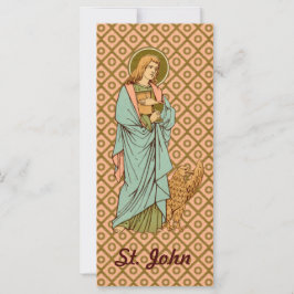 St. John Evangelist (RLS 07) Greeting Card