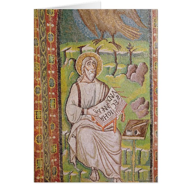 St John evangelisten Hälsningskort (Framsidan)