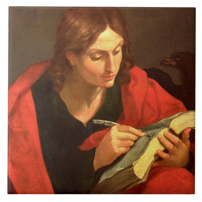 St John evangelisten Kakelplatta (Framsidan)