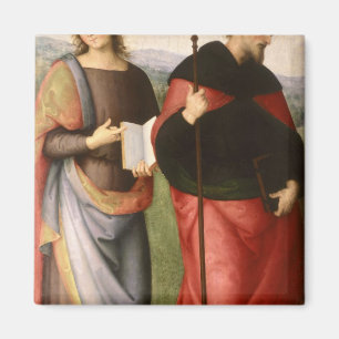 St John evangelisten och St Augustine av Magnet