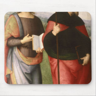 St John evangelisten och St Augustine av Musmatta