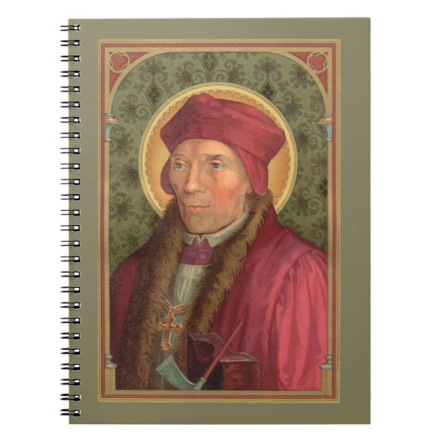 St. John Fisher (SAU 025) Spiral Notebook 1 Anteckningsbok Med Spiral (Framsidan)