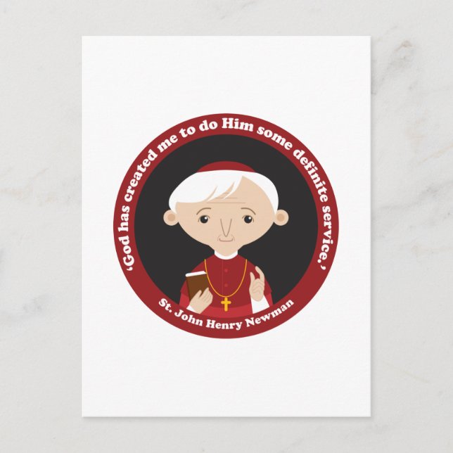 St. John Henry Newman Vykort (Framsida)