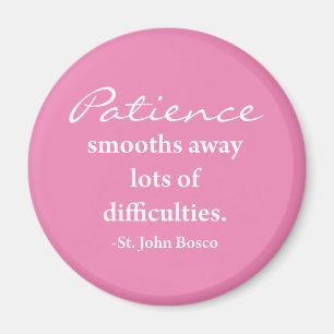 St John inspirera Bosco formulerar magneten - rosa Magnet